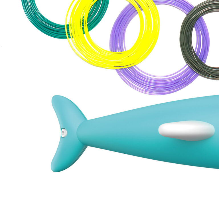 my first 3d pen dolphin