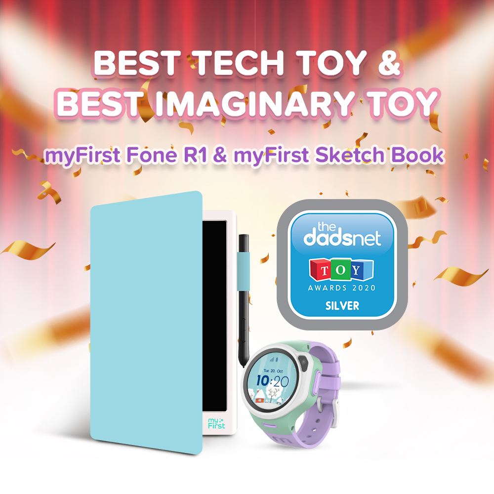myFirst Fone R1, myFirst Sketch Book Silver Award for Best Tech Toy & Best Imaginary Toy