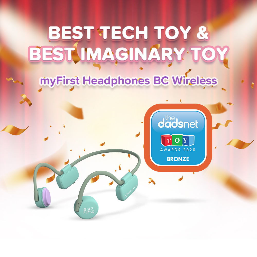myFirst Headphones Bone Conduction Wireless - Best tech toy, Best Educational Toy