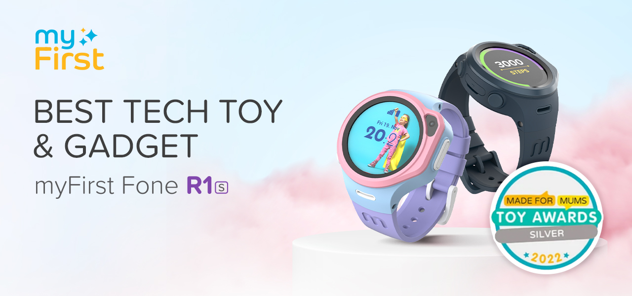 myFirst Fone R1s - 4G Kids Smart Watch Phone with Heart Rate Monitor