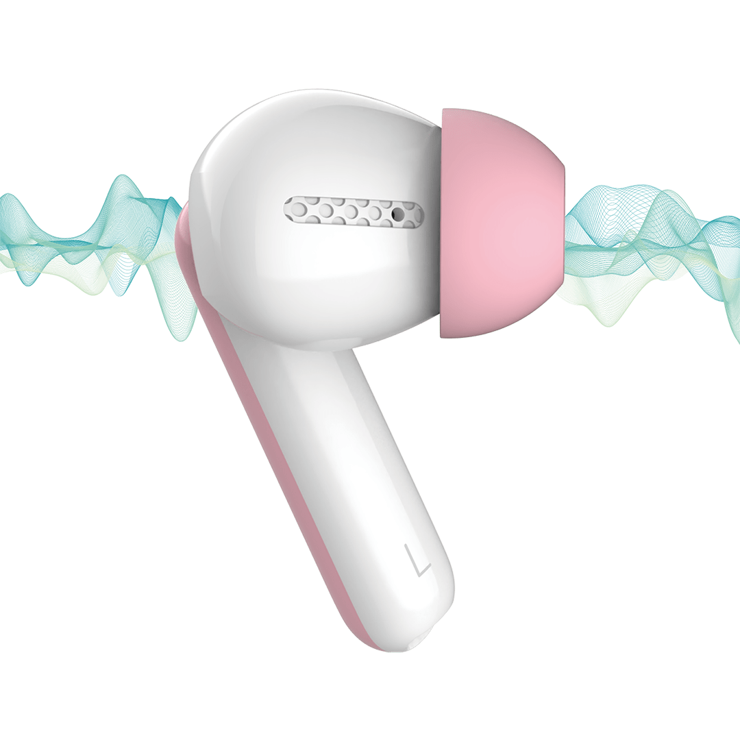 myFirst CareBuds Safe Earbuds with Intelligent Transparency, Easy Touch Control, 85dB Max Volume 113
