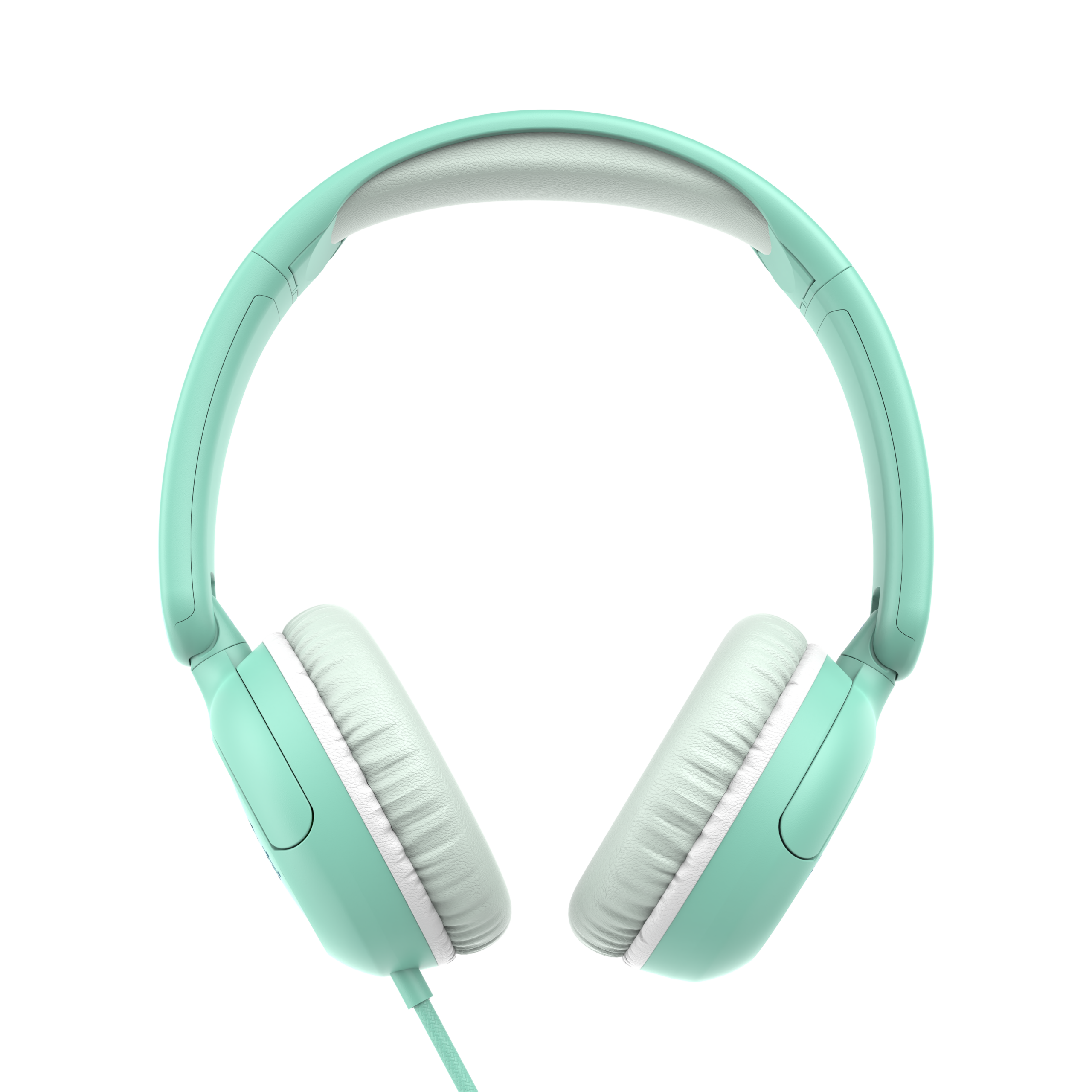 Wired on-ear headphones for kids, the link W1, against a white background